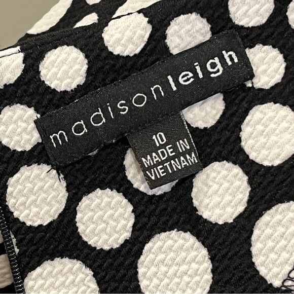 Clearance !!! Elegant Black and Red Polka Dot Dress - Picture 10 of 14